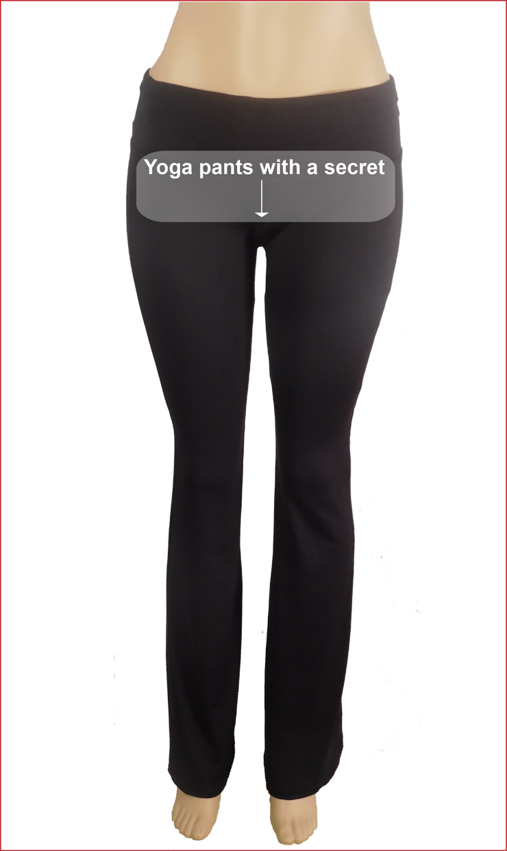  Srirachas Crotchless Yoga Pants - Leggings (Small) Black :  Clothing, Shoes & Jewelry